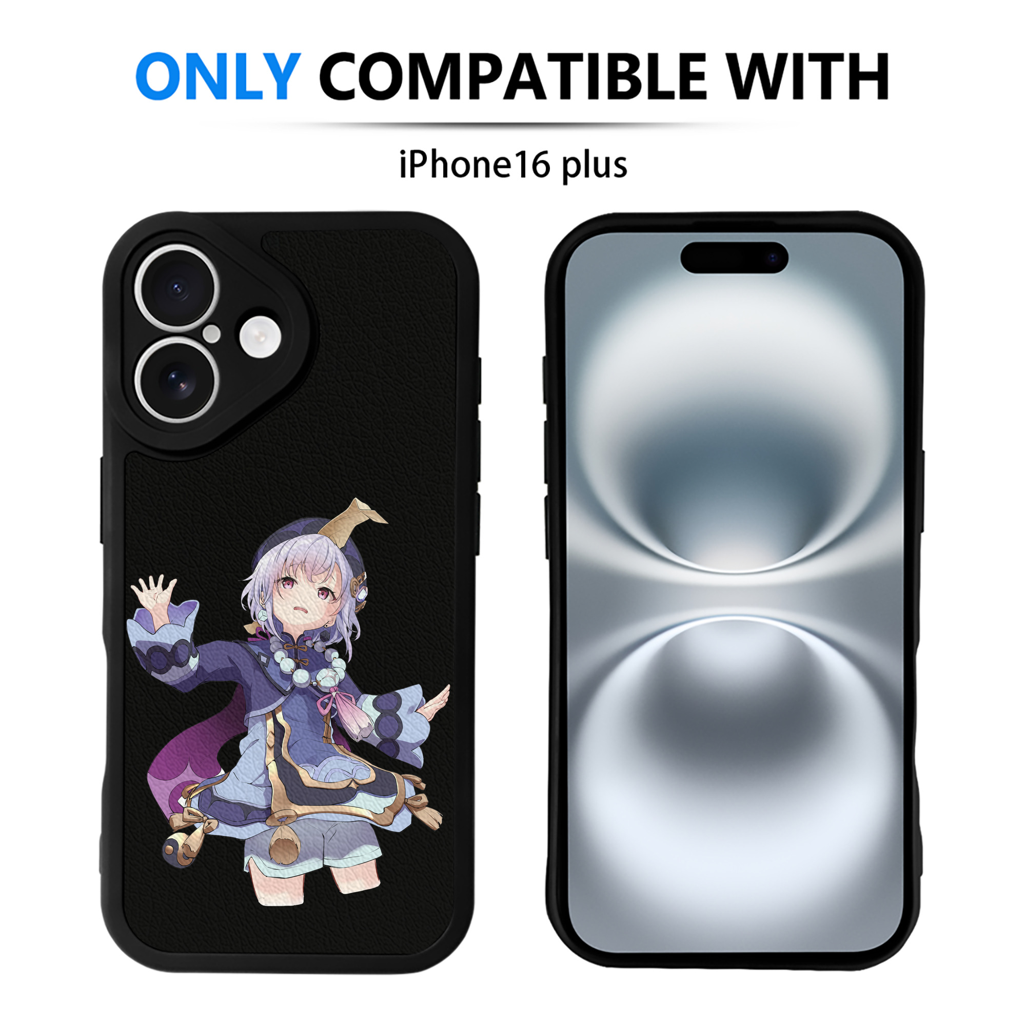 げんし神 七七 なな  genshin Nana 【iPhone 16シリーズ対応】シリコンスマホケース（レザー調） 材質：シリコン